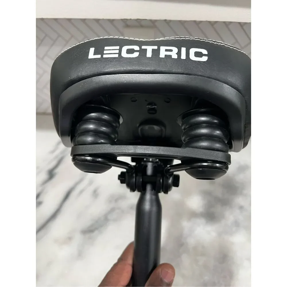 Lectric Comfort Bike Seat w/ Suspension & Seatpost J31.8x390mm β NEW - Picture 8 of 8